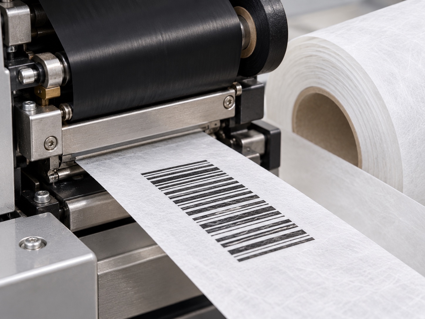 Thermal transfer printing on flashspun HDPE nonwoven